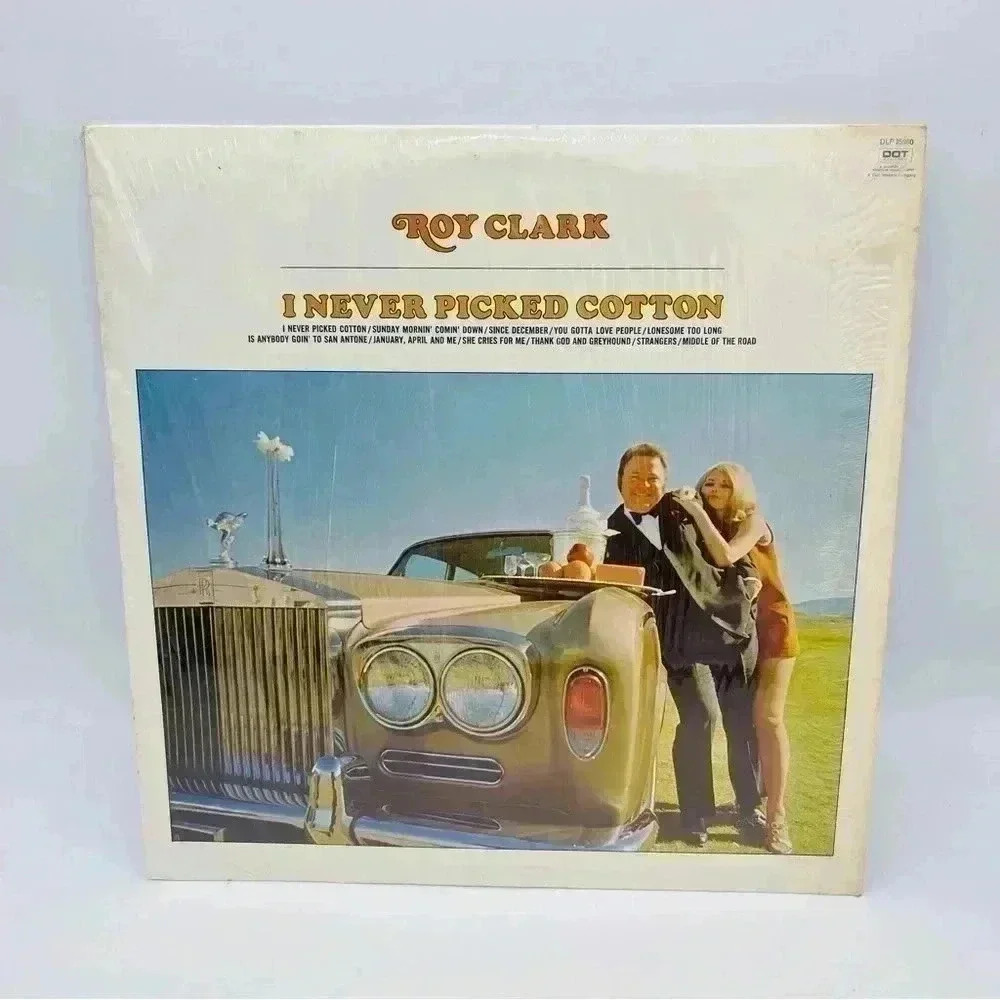 Vintage Vinyl Roy Clark "I Never Picked Cotton" Album